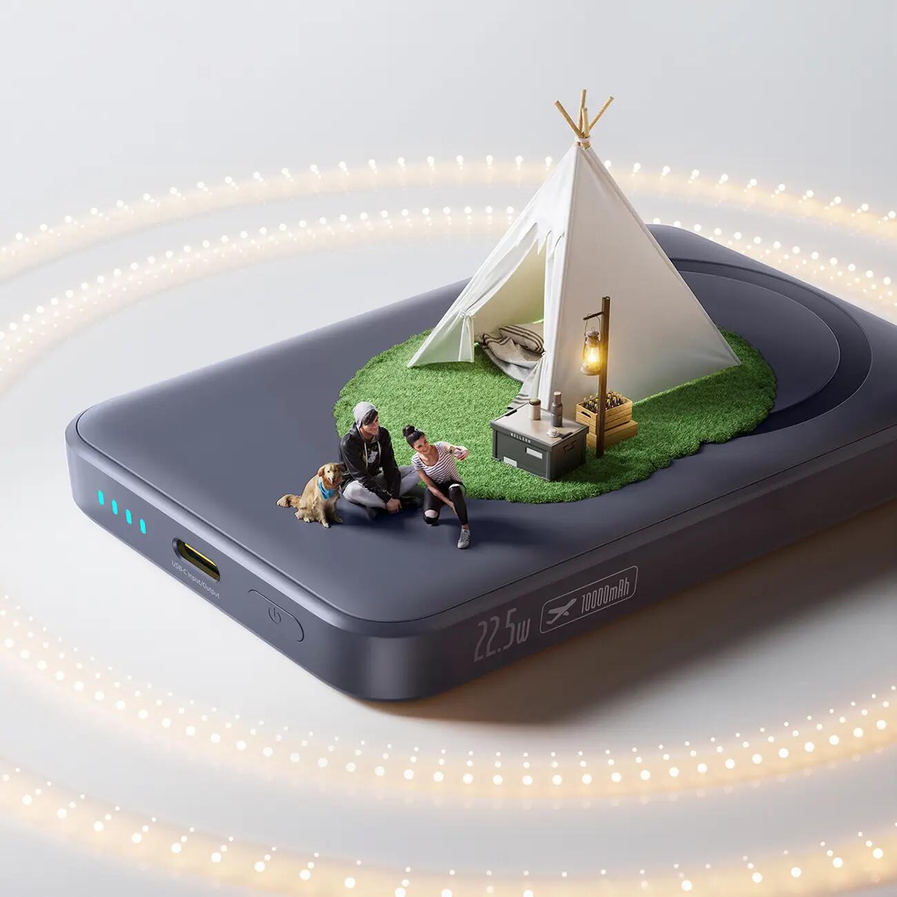Powerbank Baseus 10000 mAh 22.5W magnetyczny z magsafe 5/7