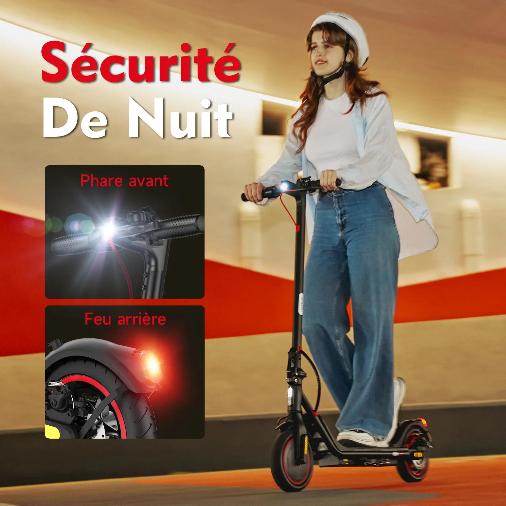 Trottinette Électrique iScooter i8M 500W 25 km Pneus 8,5" Légère APP 12/15