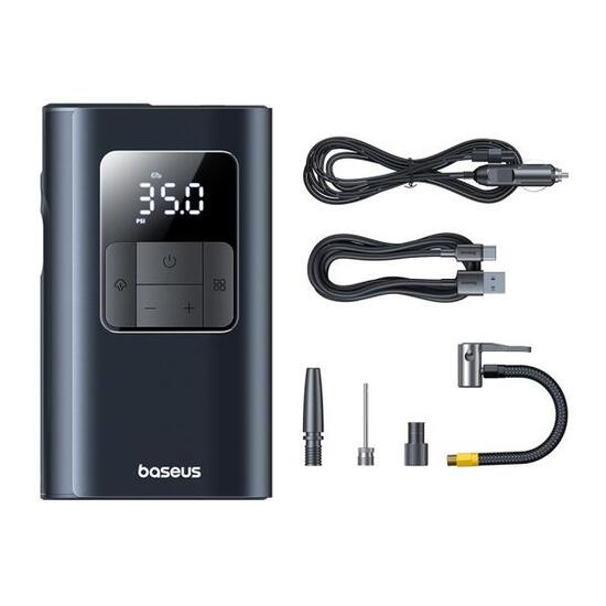 Baseus kompresor samochodowy pompka do opon piłek latarka powerbank 6000mAh 75W