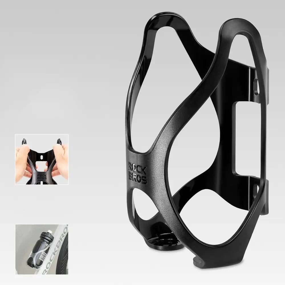 Lichtgewicht plastic bidonhouder voor op de fiets ROCKBROS 3/5