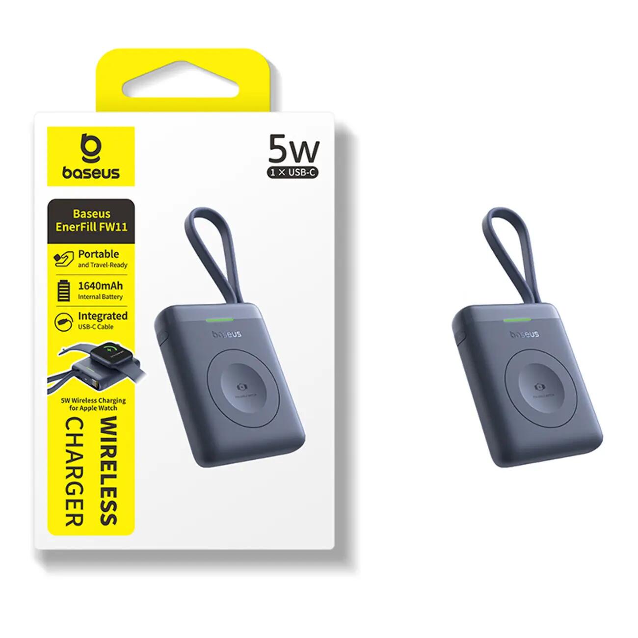 Powerbank Baseus do Apple Watch 1–10 se se 2 ultra ultra 2 5W 7/7