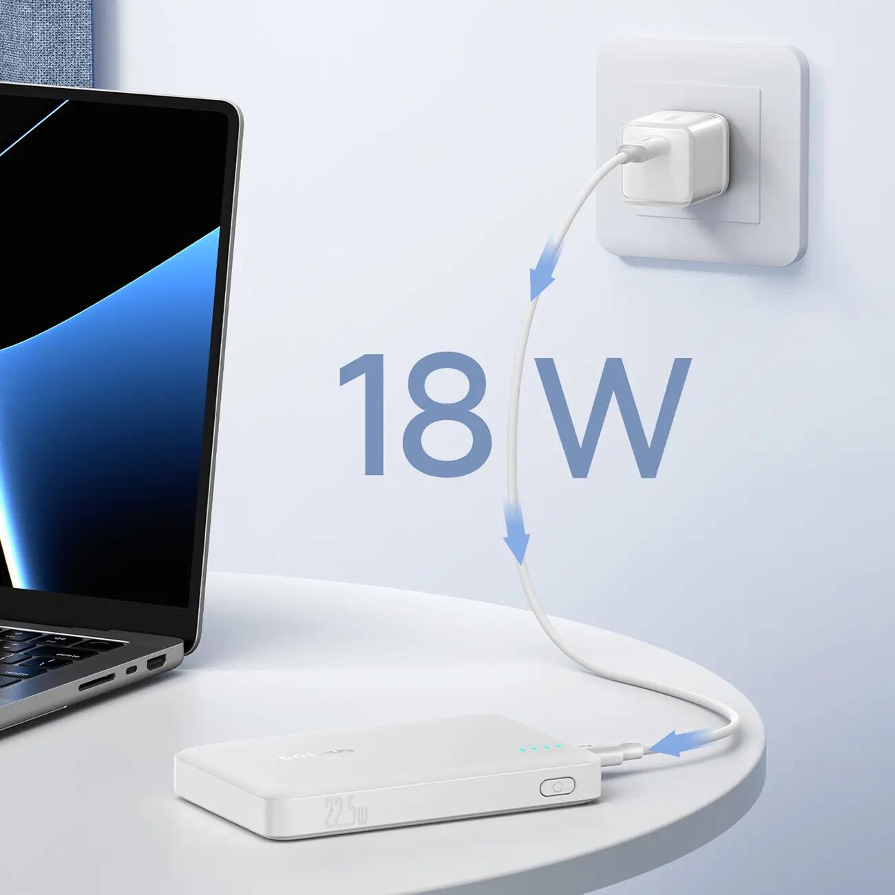 Powerbank Baseus 10000 mAh 22,5W USB-C USB-A PD QC 4/7
