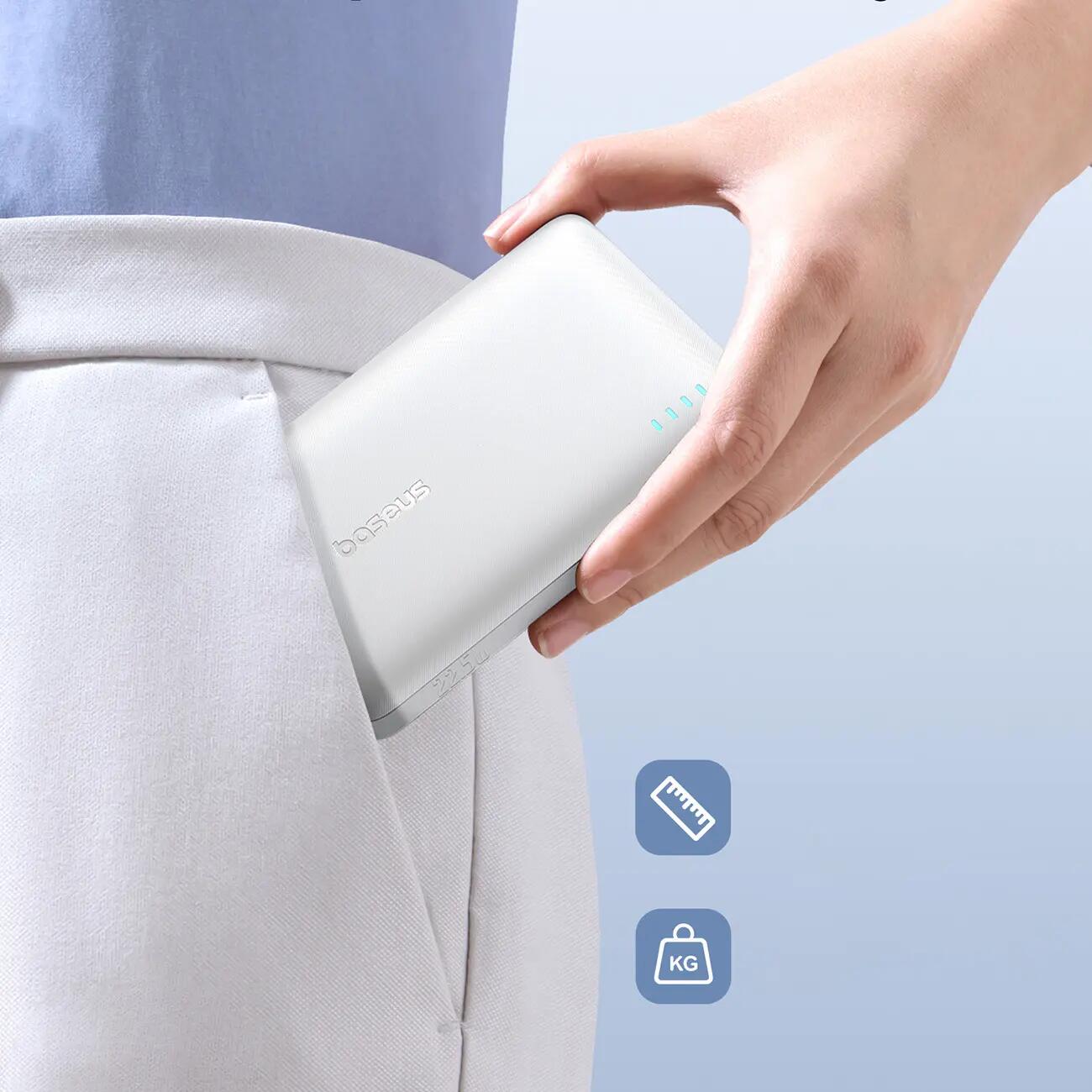 Powerbank Baseus 10000 mAh 22,5W USB-C USB-A PD QC 2/7