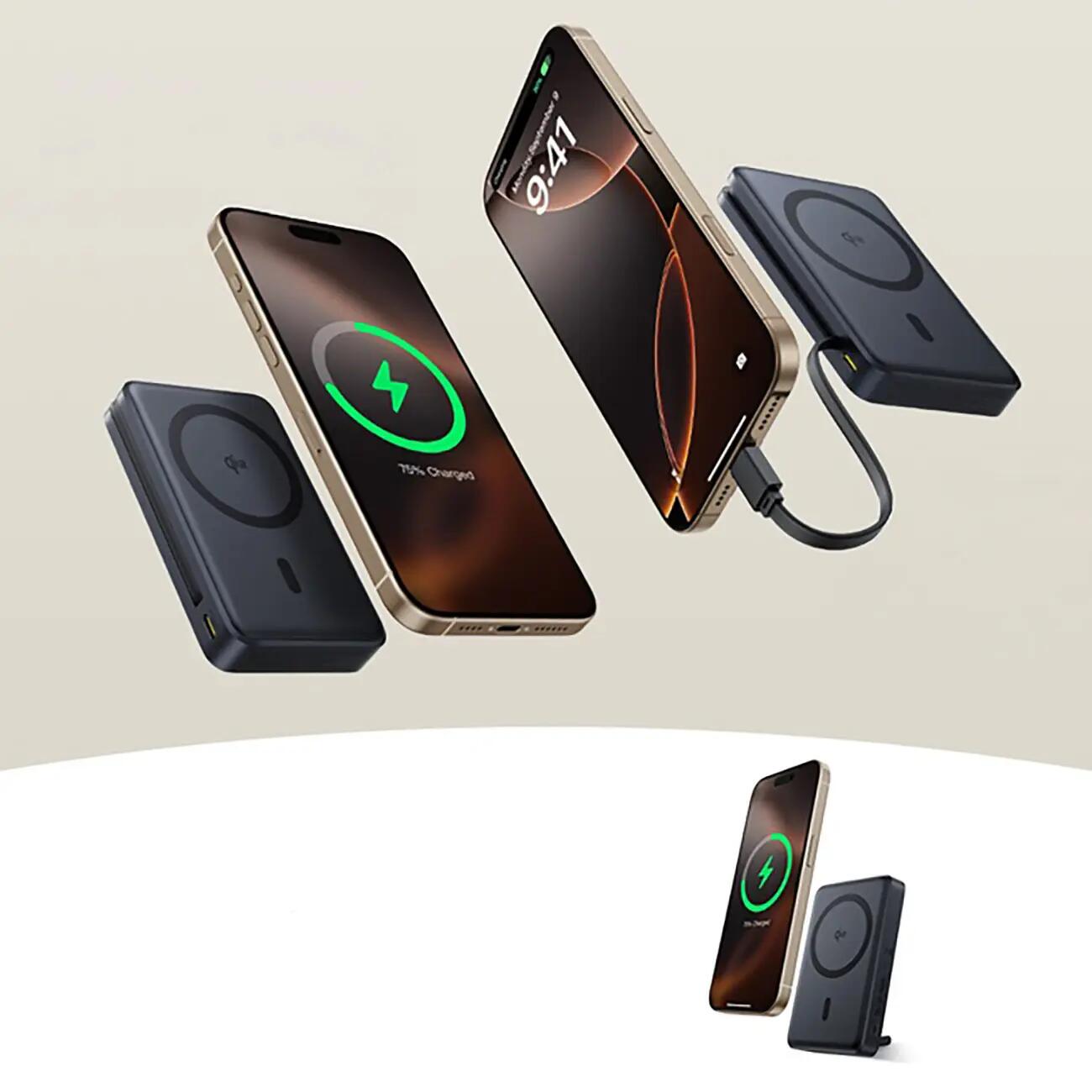 Powerbank Baseus magnetyczny 10000 mAh 30W QI2 z magsafe 2/7