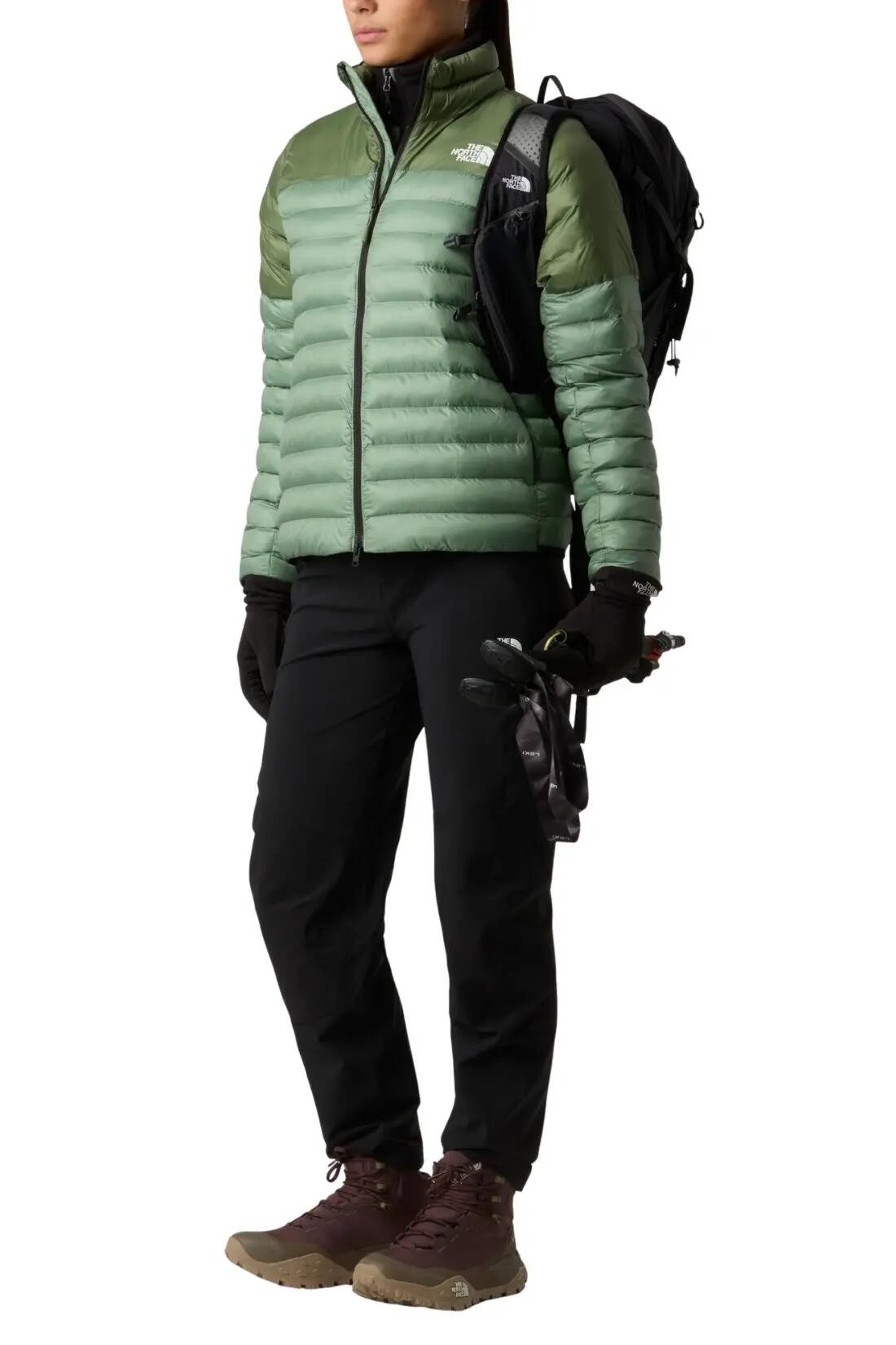 Parka, outdoor, feminino, térmoball dobrável, terra peak, verde 2/2