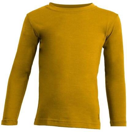 Onderlaag - Wielrennen - Kids - LONY - Merino kortmouw - Mosterd