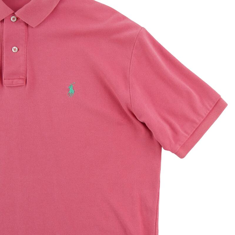 Second life - Tricou Polo Ralph Lauren bărbați mânecă scurtă roz - Bun