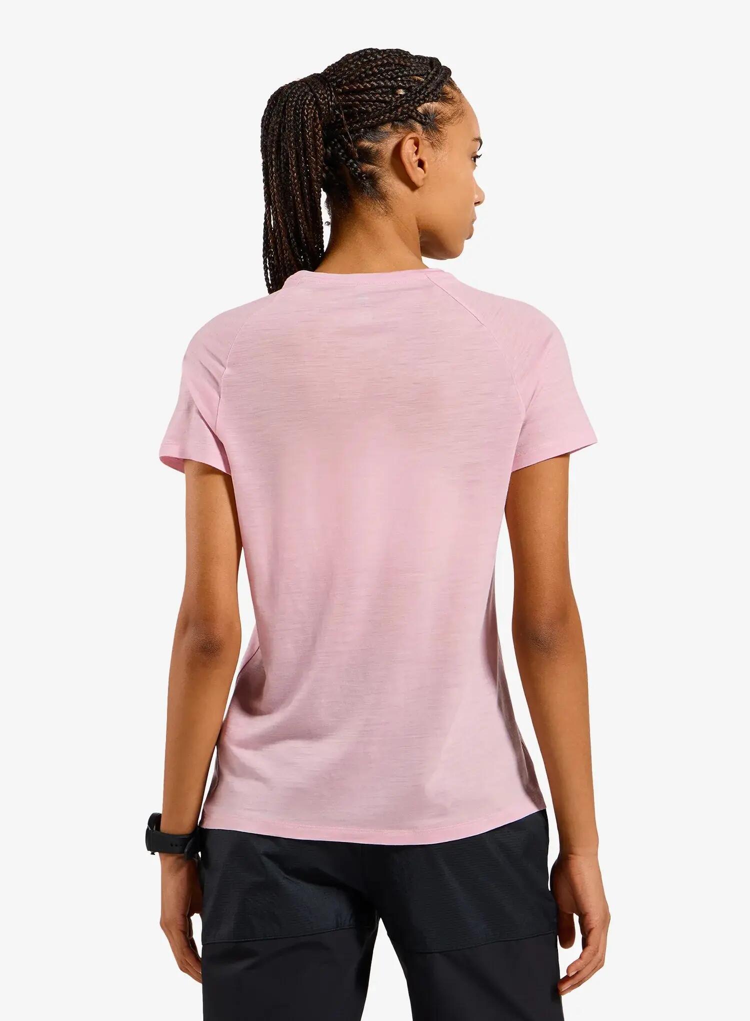 Koszulka damska Odlo Merino Tencel Hyper Map Crew Neck S/S 2/5