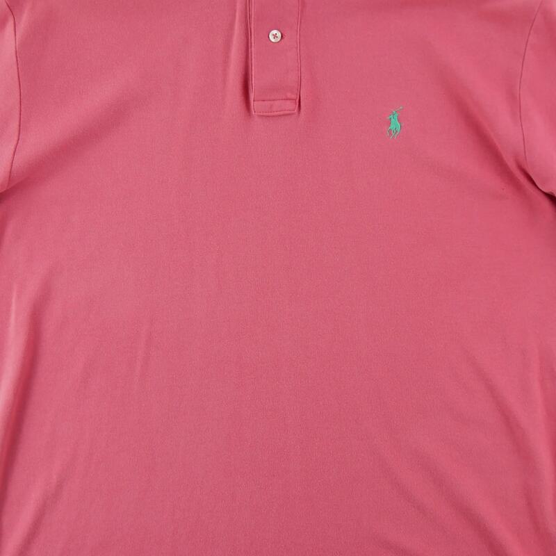 Second life - Tricou Polo Ralph Lauren bărbați mânecă scurtă roz - Bun