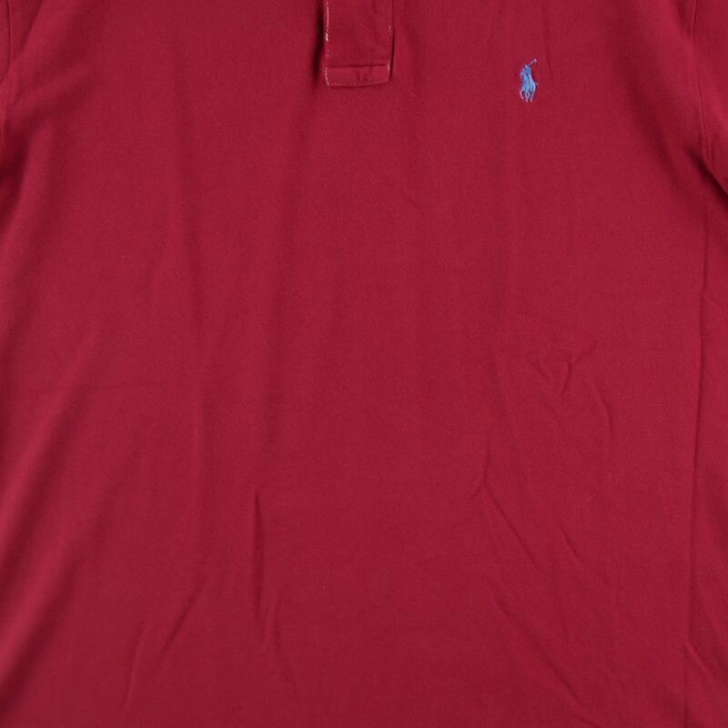 Second life - Polou Polo Ralph Lauren bărbați mânecă scurtă roșu - Bun