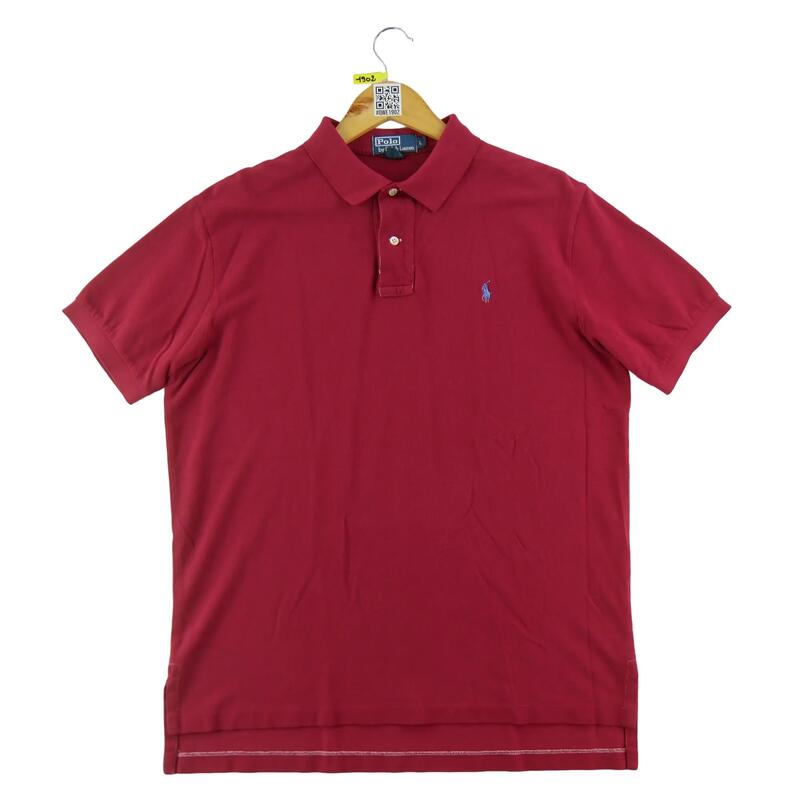 Second life - Polou Polo Ralph Lauren bărbați mânecă scurtă roșu - Bun