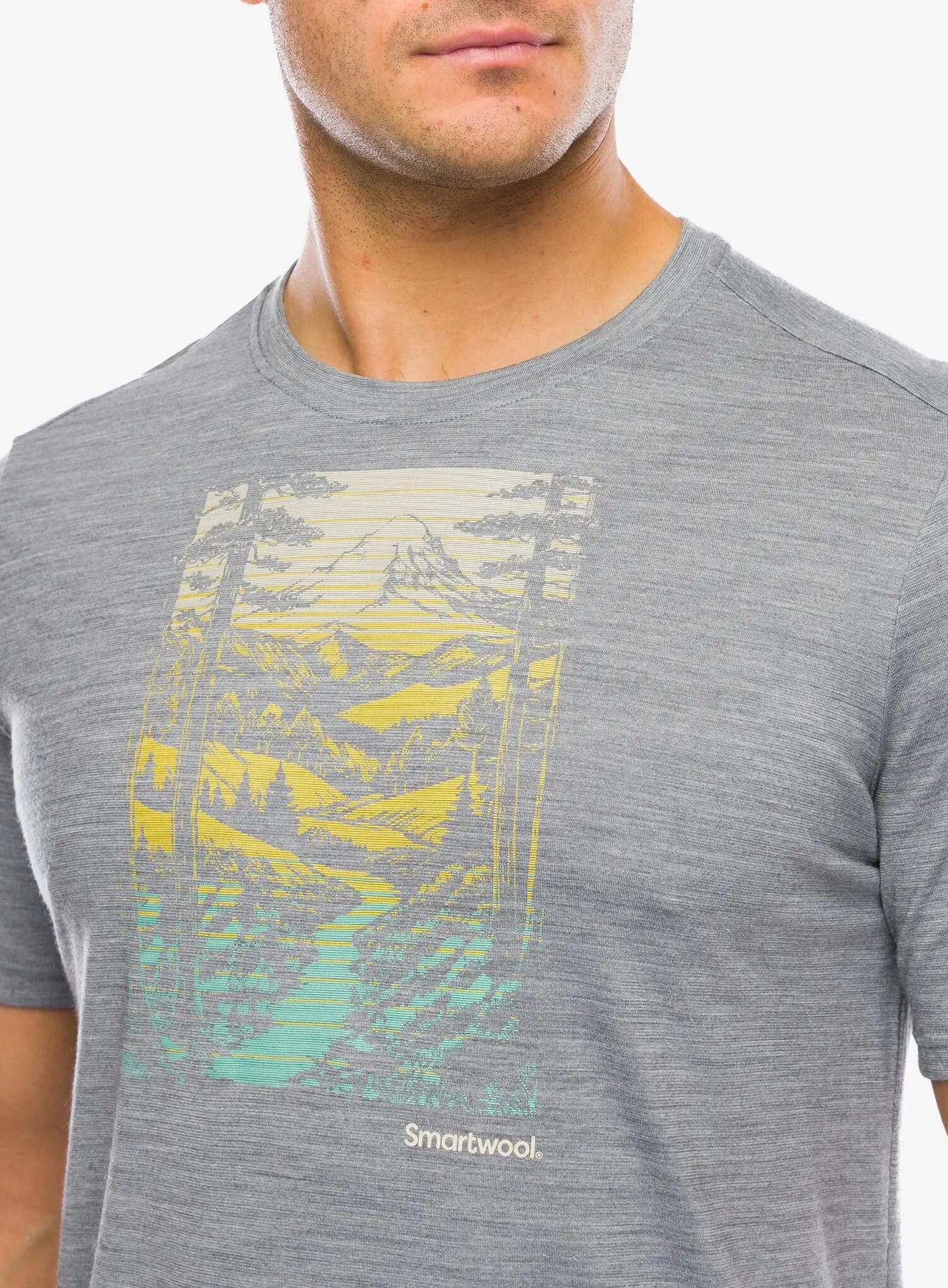 Koszulka merino Smartwool Winding Trail Active Short Sleeve Graphic Tee 6/7