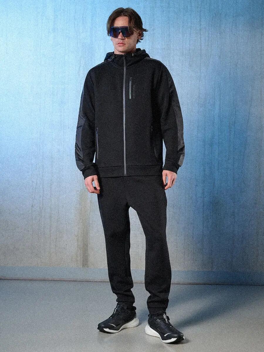 Bluza dresowa regular z kapturem męska 4F 4FRSS26TSWSM2804 7/7