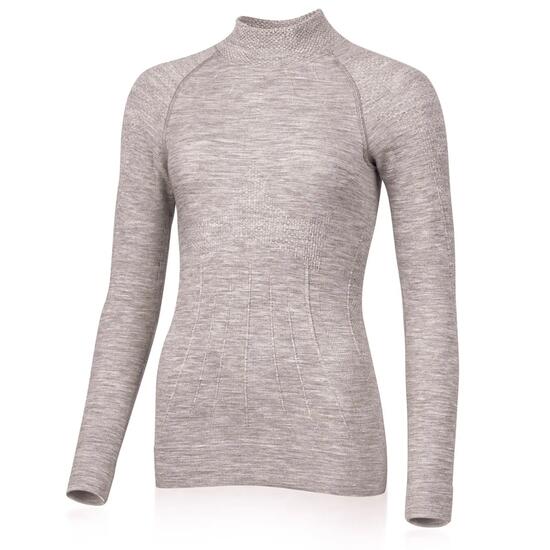 Couche de base - Cyclisme - Femme - WALISA - Merino court - Beige