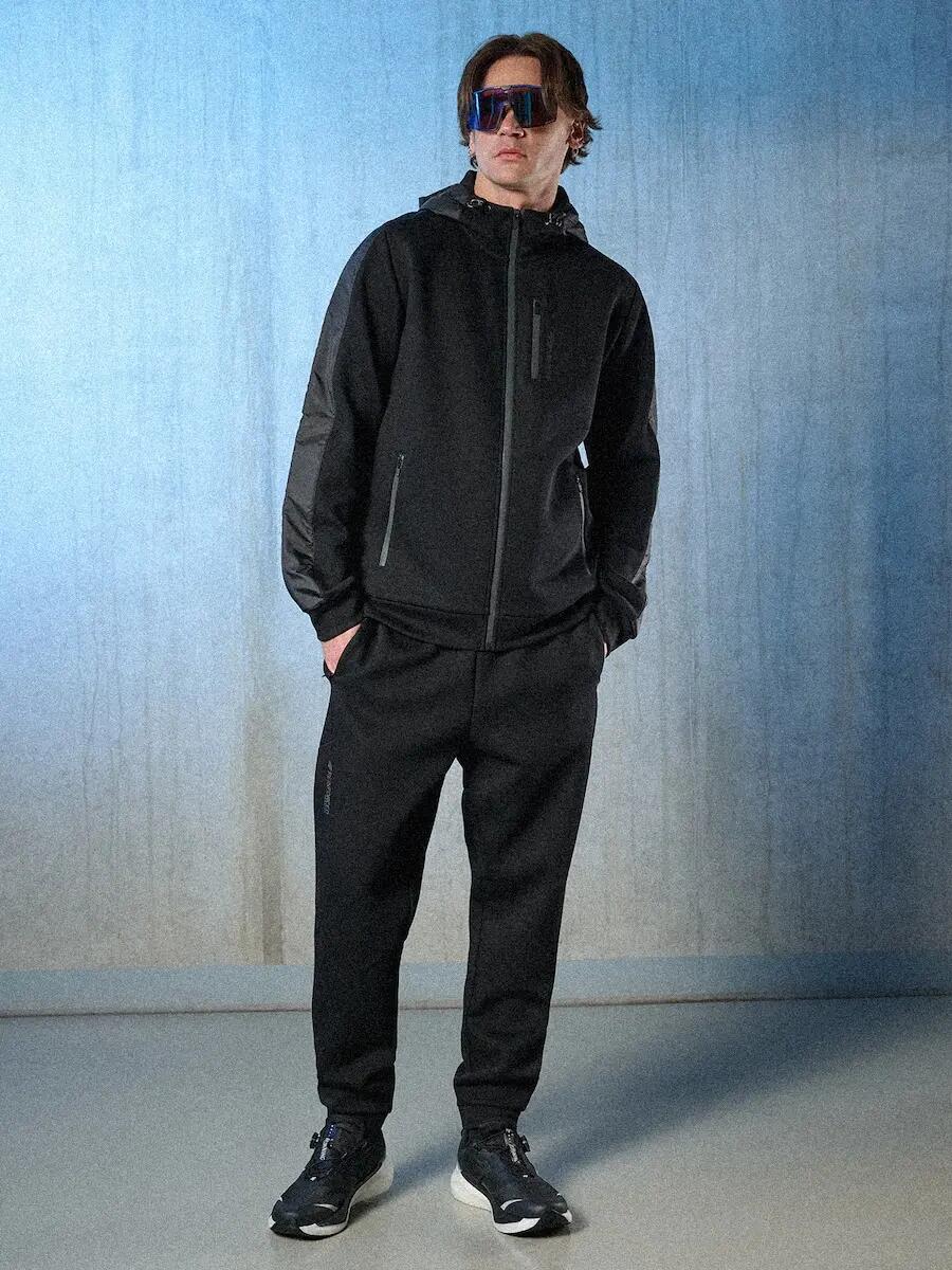 Bluza dresowa regular z kapturem męska 4F 4FRSS26TSWSM2804 3/7
