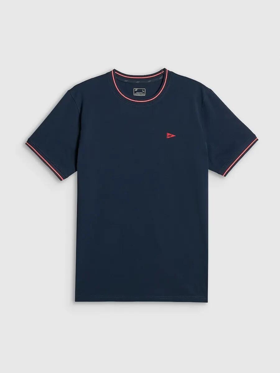T-shirt regular z nadrukiem męski 4F 4FRSS26TTSHM3997 6/6