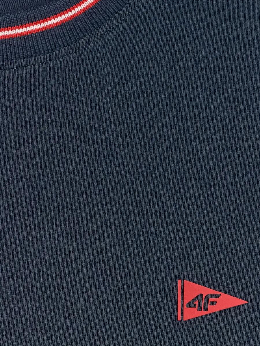 T-shirt regular z nadrukiem męski 4F 4FRSS26TTSHM3997 5/6