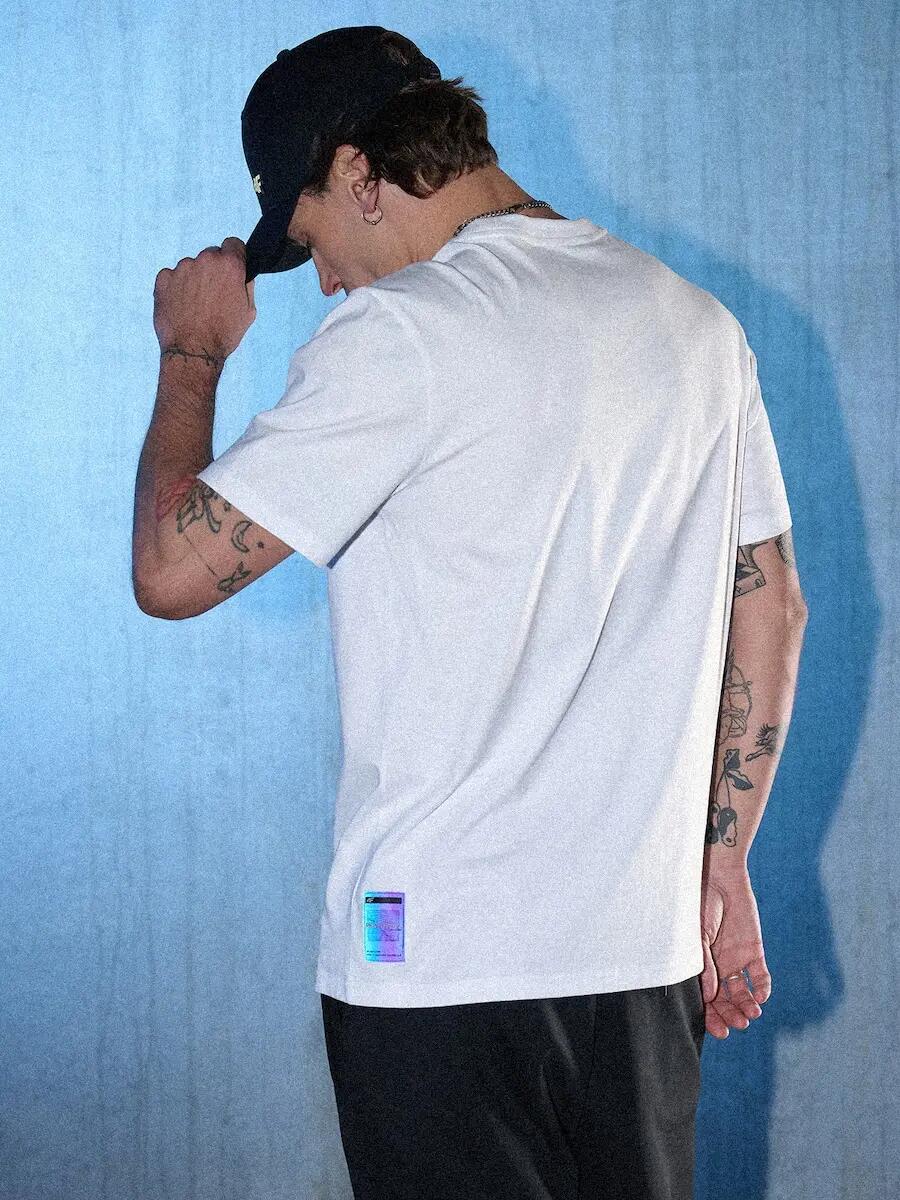 T-shirt regular z nadrukiem męski 4F 4FRSS26TTSHM3661