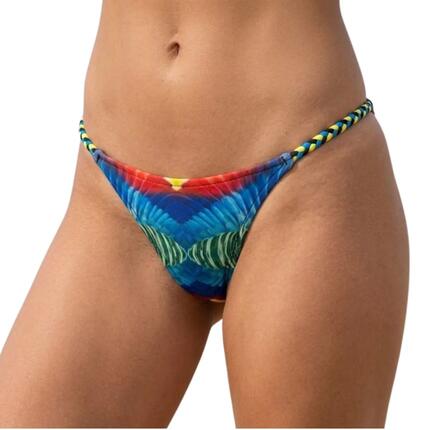 Bas de bikini tanga Dakine Kelli pour femme à motif