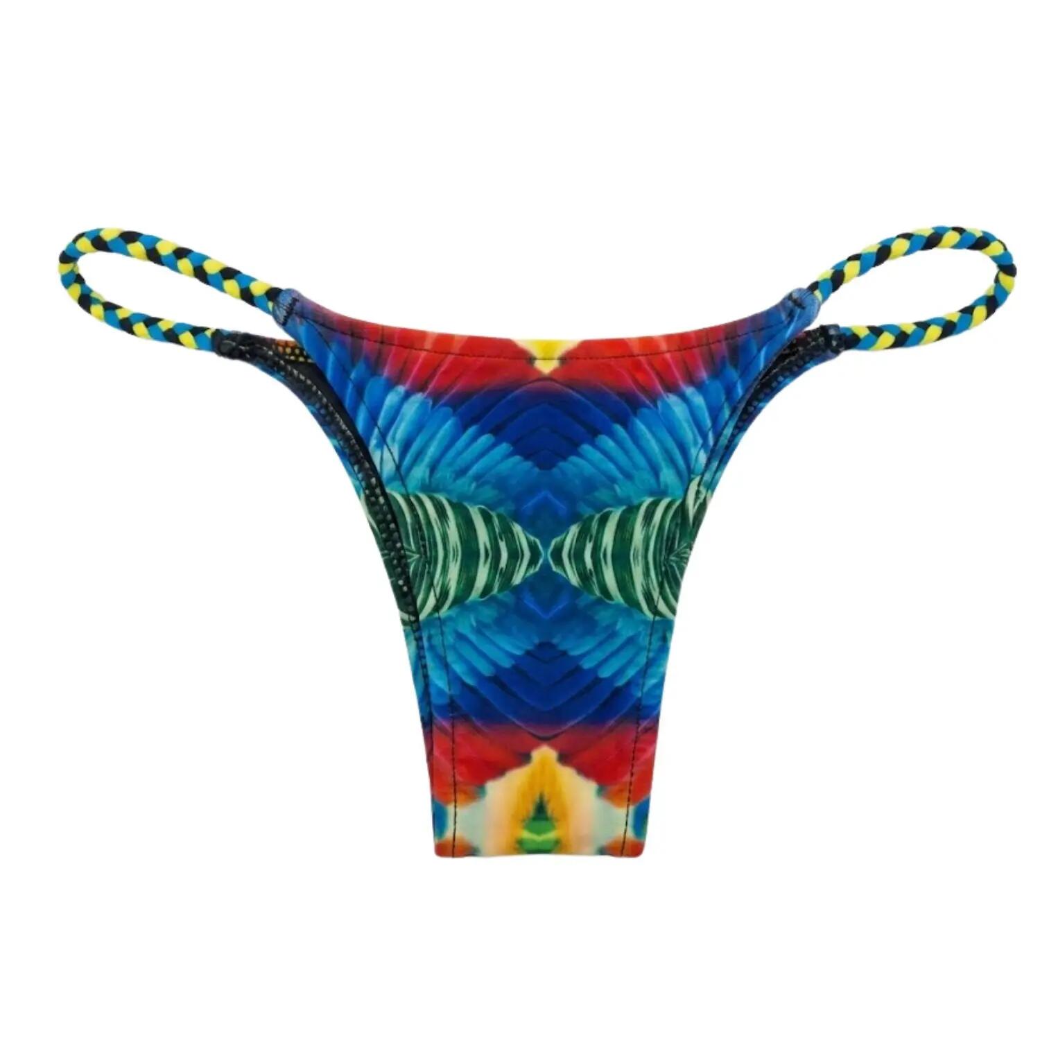 Dół bikini - Pływanie - Damskie - Dakine Kelli - Tanga wzorzyste 3/4