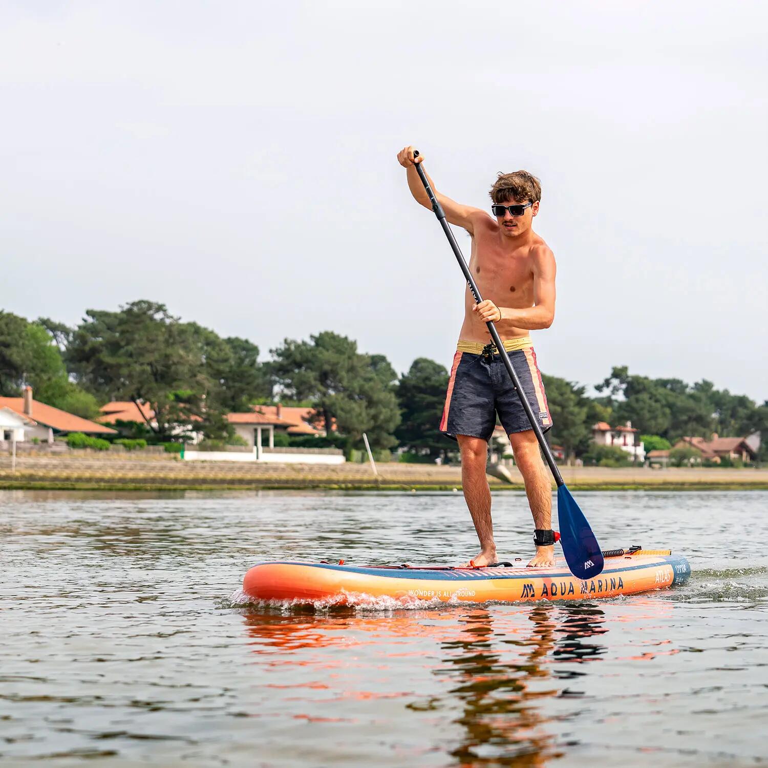 Deska SUP Aqua Marina Atlas 12'0" Sky Glider BT-23ATP + Dual-Tech + Bojka 13/15