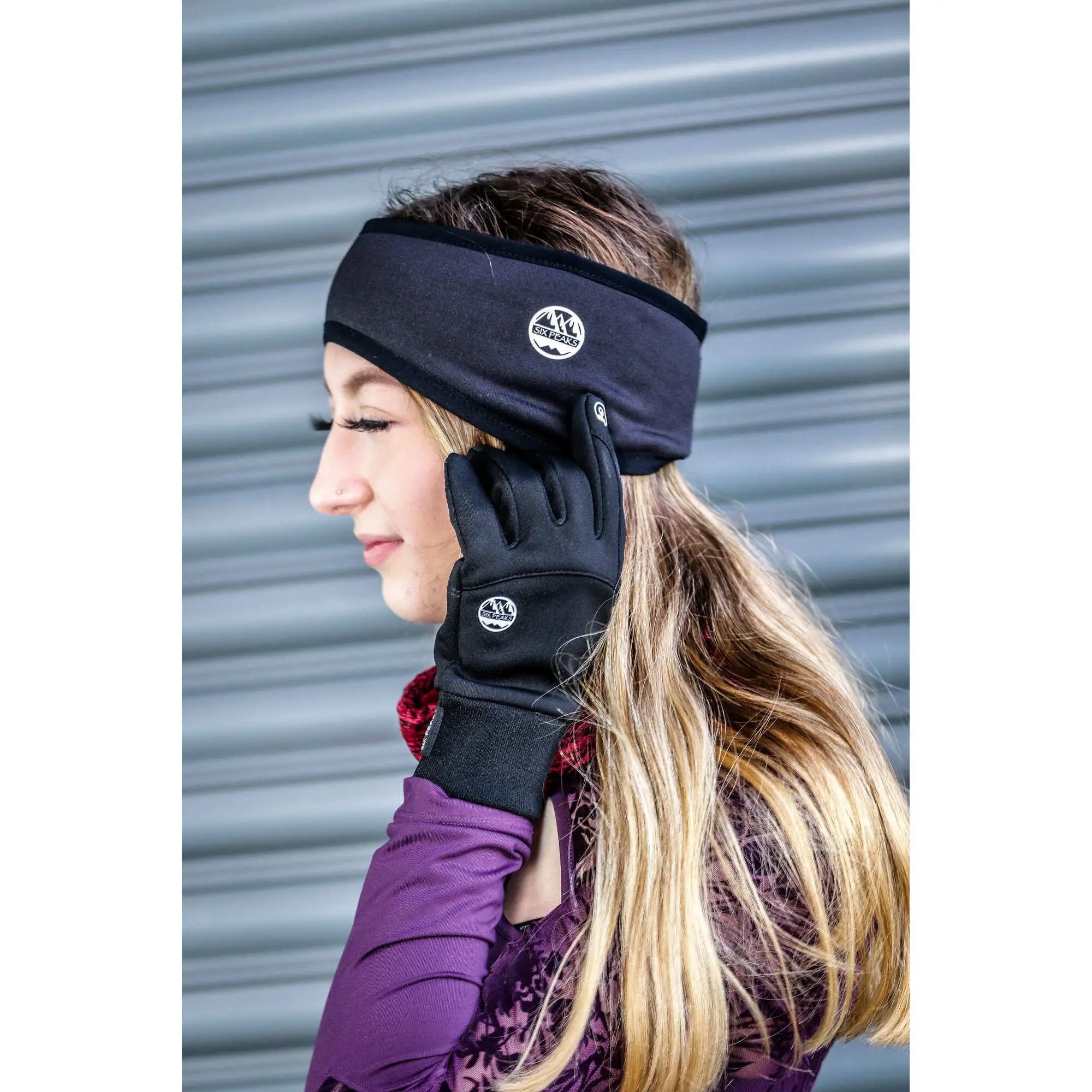 Ohrwärmer Winter Damen und Herren Schwarz Einheitsgröße 3/3