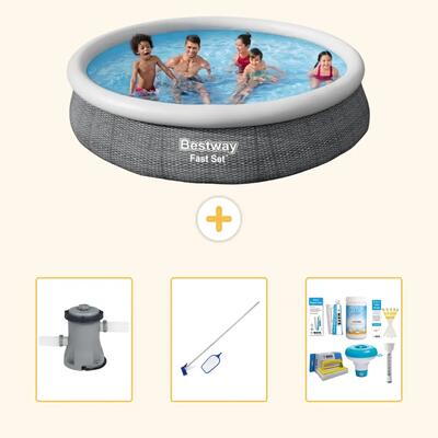 Bestway fast set rond - 366x76 cm - 4-delig s22667
