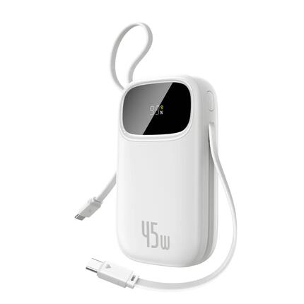 Powerbank Baseus 20000mAh 45W wbudowane kable USB-C