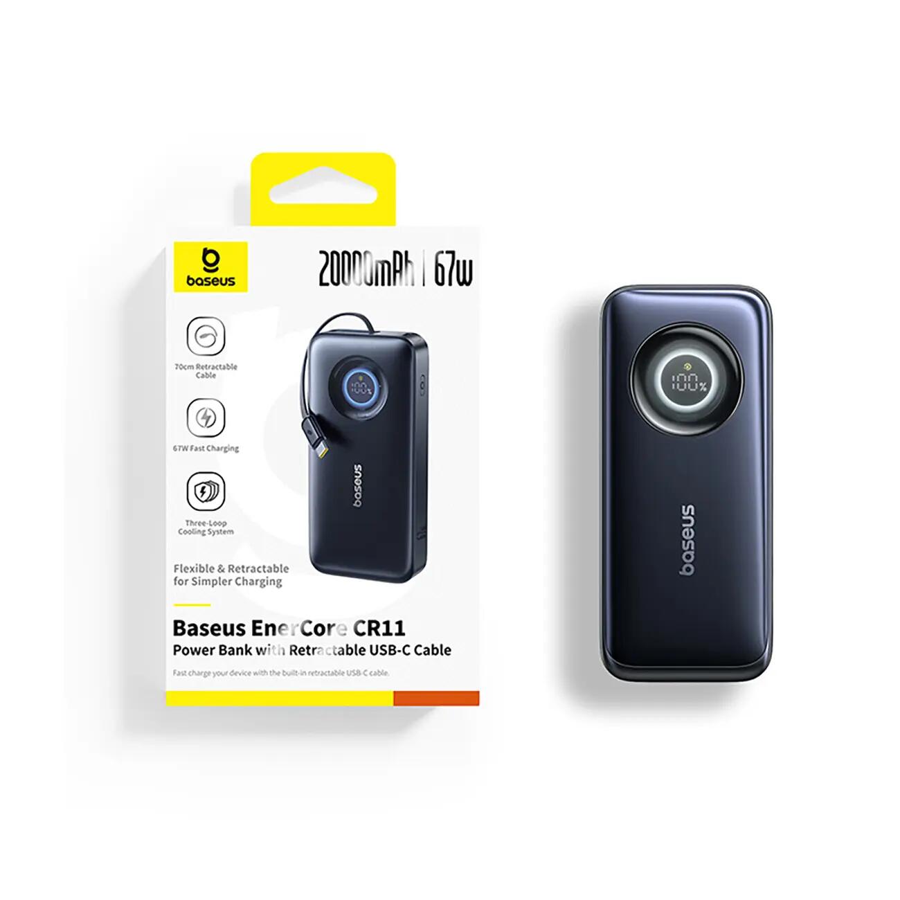 Powerbank Baseus 20000 mAh 67W USB-C 7/7