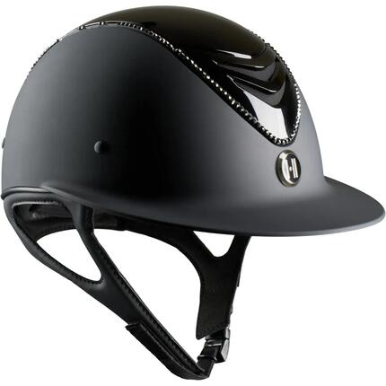 Casque d'équitation glossy top fille OneK Swarowski