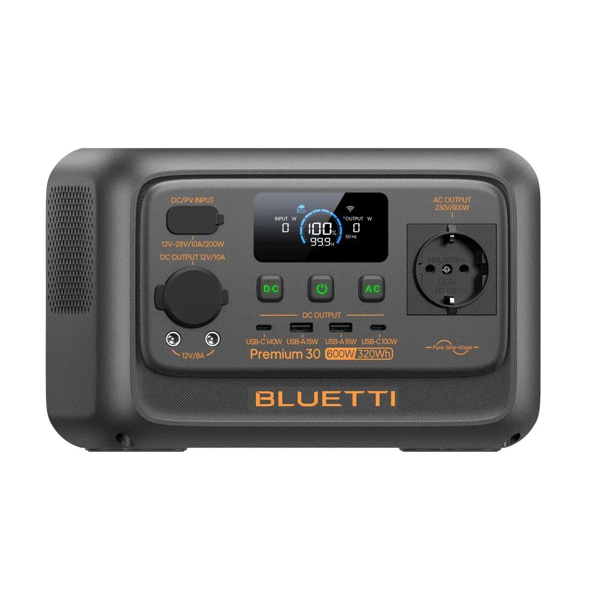 BLUETTI Premium 30 V2 320Wh draagbare stroomstation voor kamperen&reizen-zonne 4/6