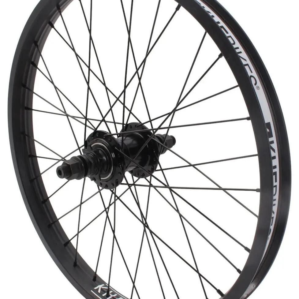 BMX rear wheel KHE Freecoaster + MVP DD 20 inch 14 mm black