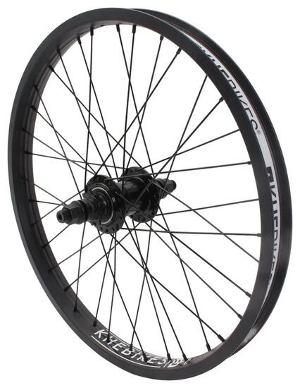 BMX achterwiel KHE Freecoaster + MVP DD 20 inch 14 mm zwart