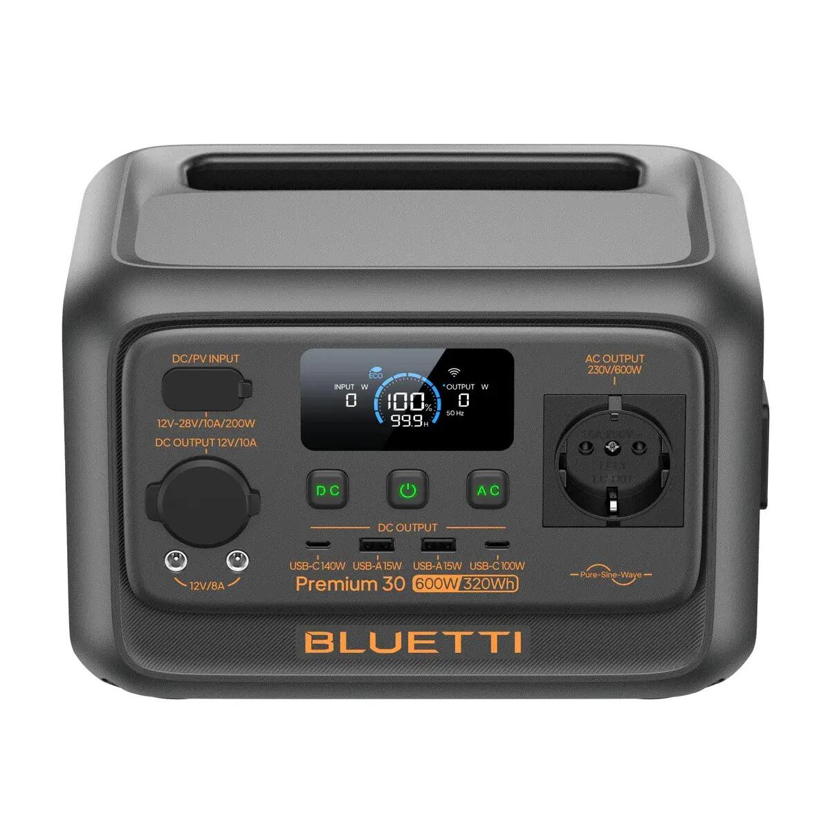 BLUETTI Premium 30 V2 320Wh draagbare stroomstation voor kamperen&reizen-zonne 2/6