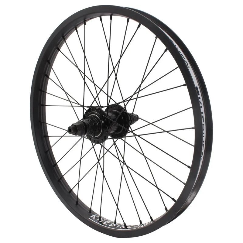 Roată spate BMX KHE Freecoaster + MVP DD 20 inch 14 mm neagră