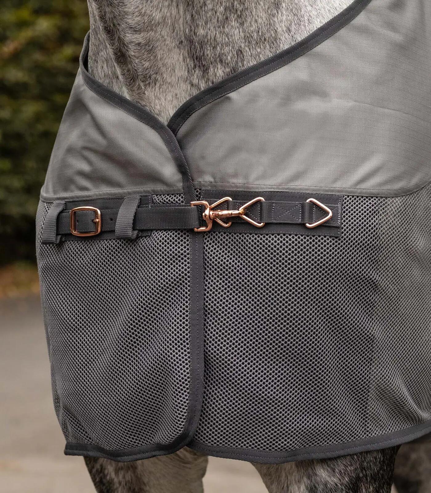 Couverture anti-mouches pour cheval pour pluie Waldhausen Comfort 3/5