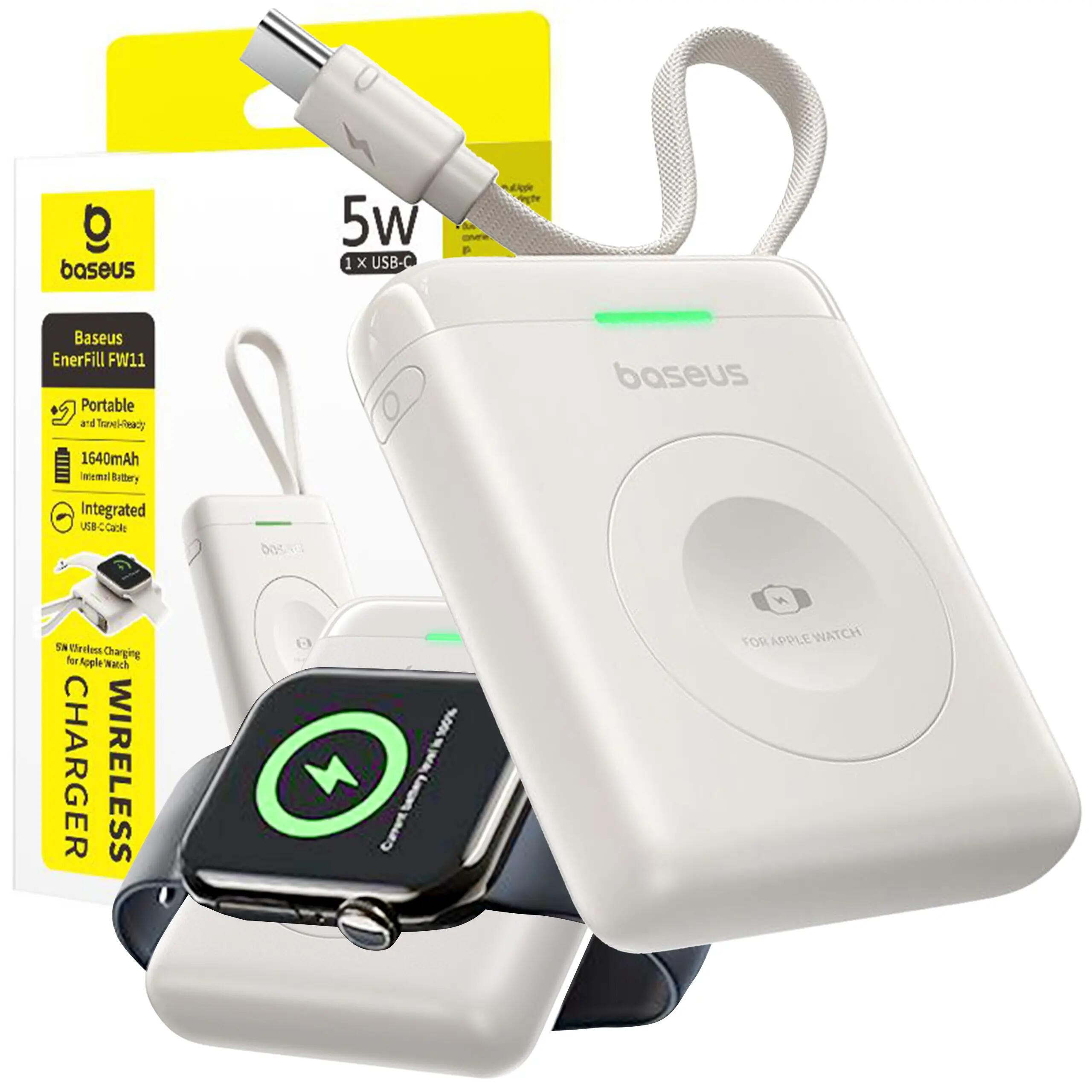 Powerbank Baseus do Apple Watch 1–10 se se 2 ultra ultra 2 5W 2/7