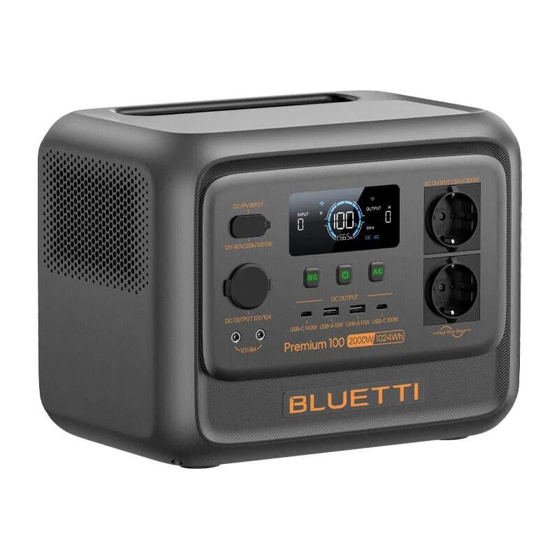 BLUETTI Premium 100 V2 1024Wh gerador solar LiFePO4 para camping,reserva casa 6/6