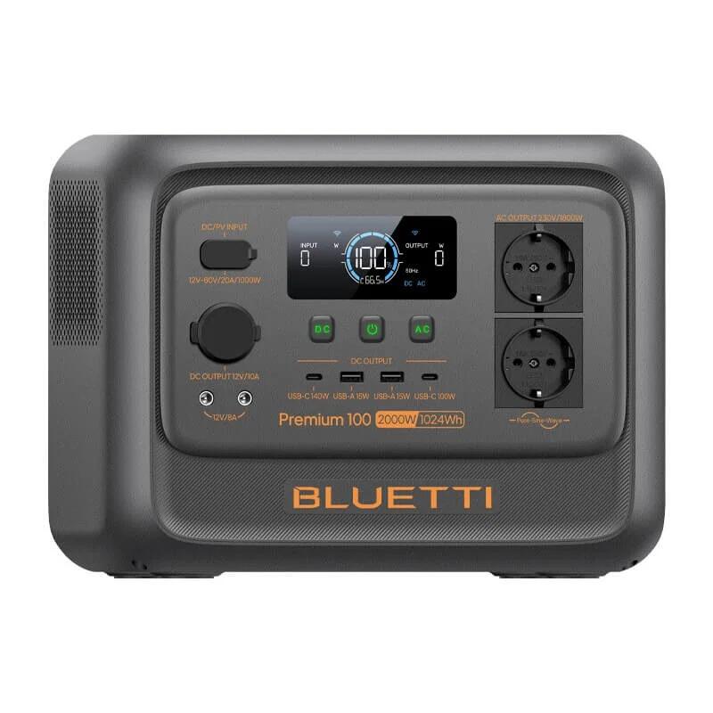 BLUETTI Premium 100 V2 1024Wh gerador solar LiFePO4 para camping,reserva casa 5/6