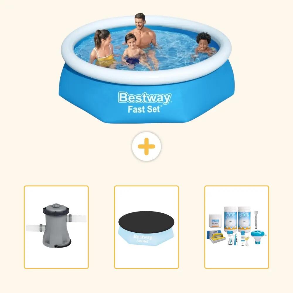 Bestway Fast Set Ronde - 244x61 cm - 4-pièces  S22624 1/7