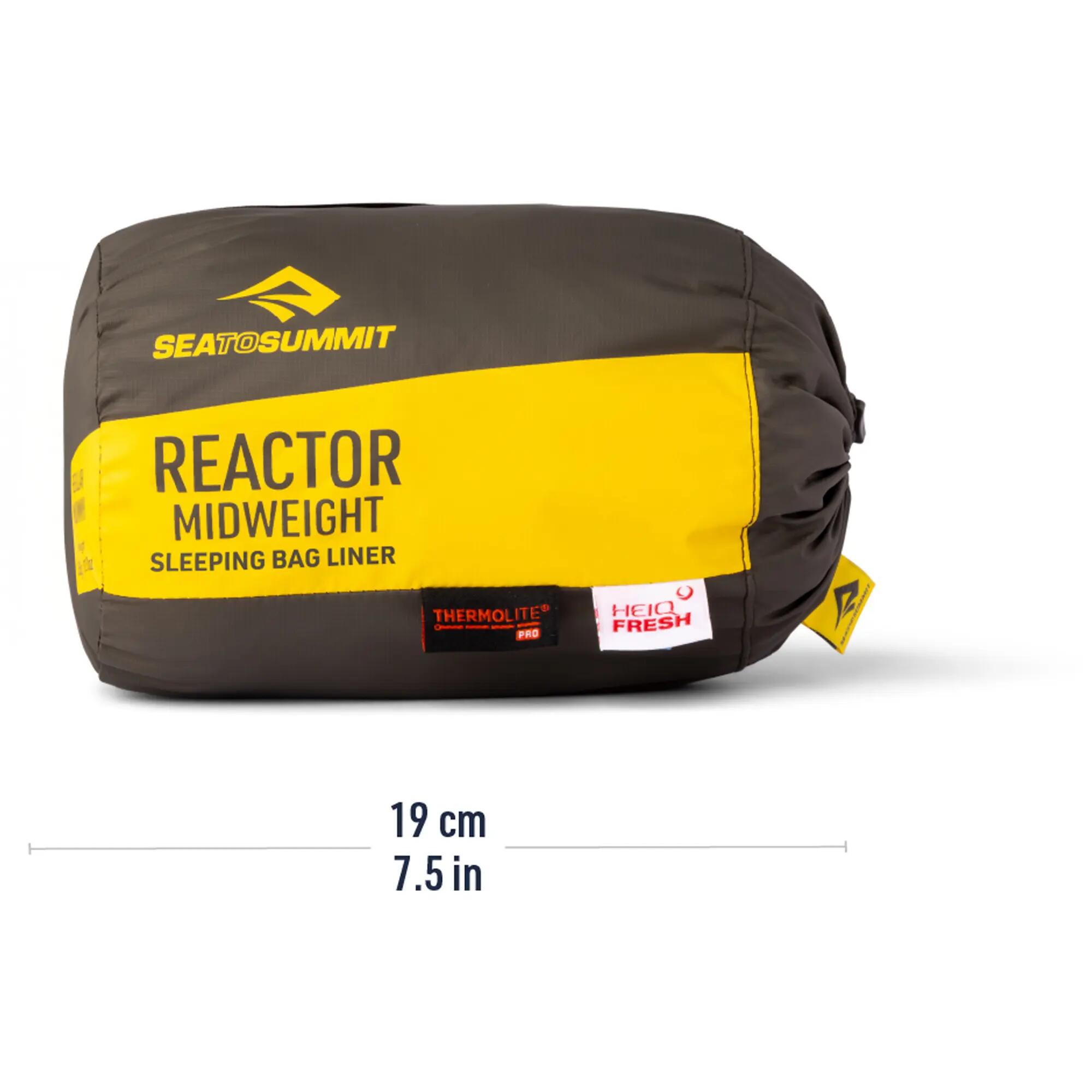 Wkładka do śpiwora Sea to Summit Reactor Midweight S - beluga 7/7