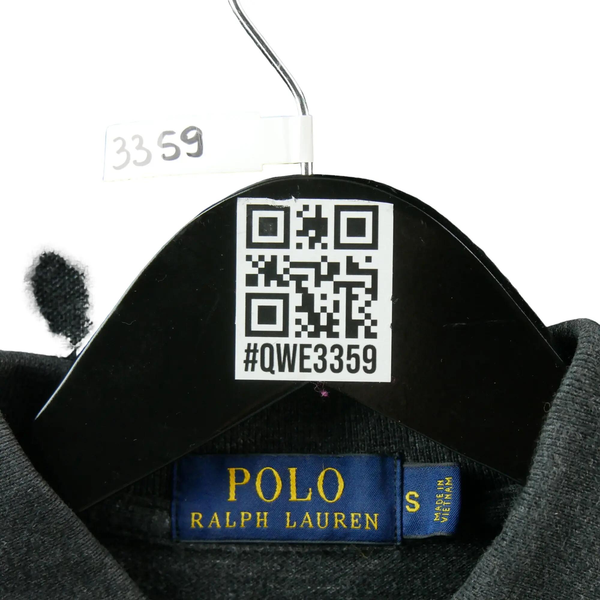 Tweedehands - Poloshirt lange mouwen heren zwart Polo Ralph Lauren - Als nieuw 6/6