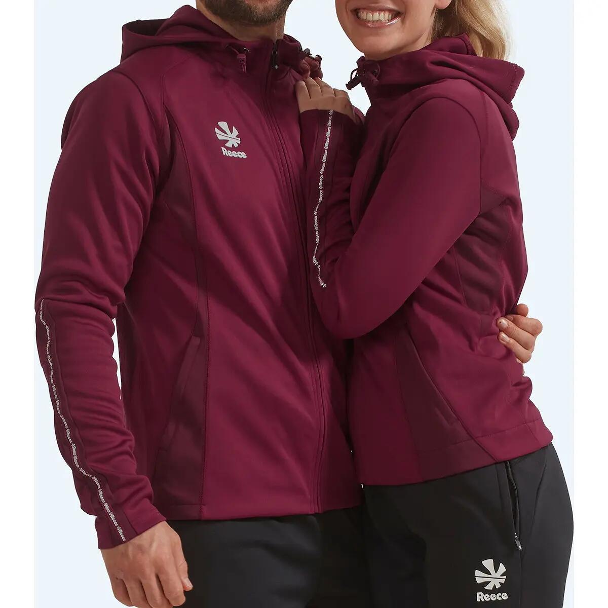 Veste zippée à capuche - Sportswear homme - Regular fit - Reece Shift - Bordeaux 3/5