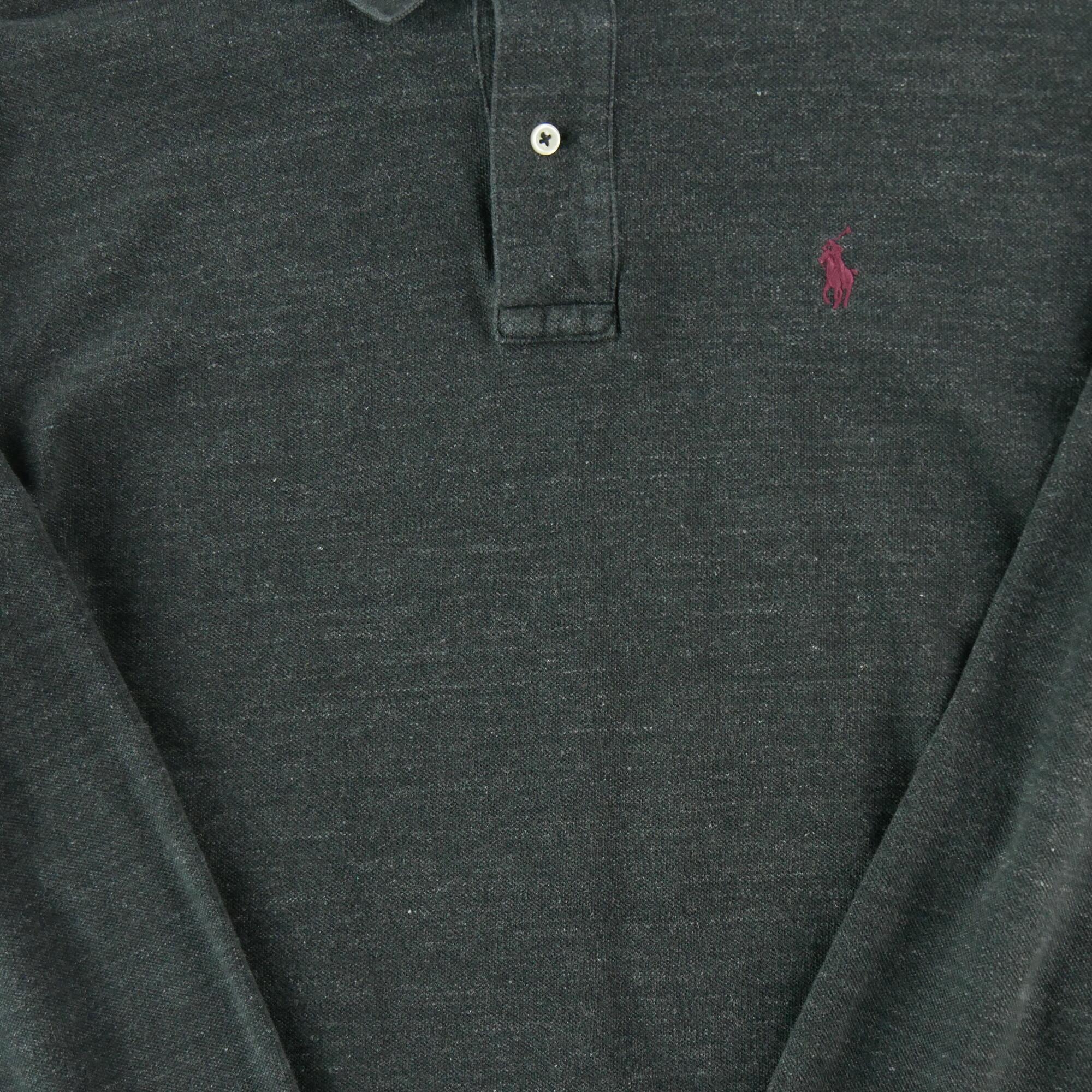 Tweedehands - Poloshirt lange mouwen heren zwart Polo Ralph Lauren - Als nieuw 3/6