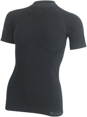 Maglia intima termica – Ciclismo – Donna – Merino – Compressione – Nero