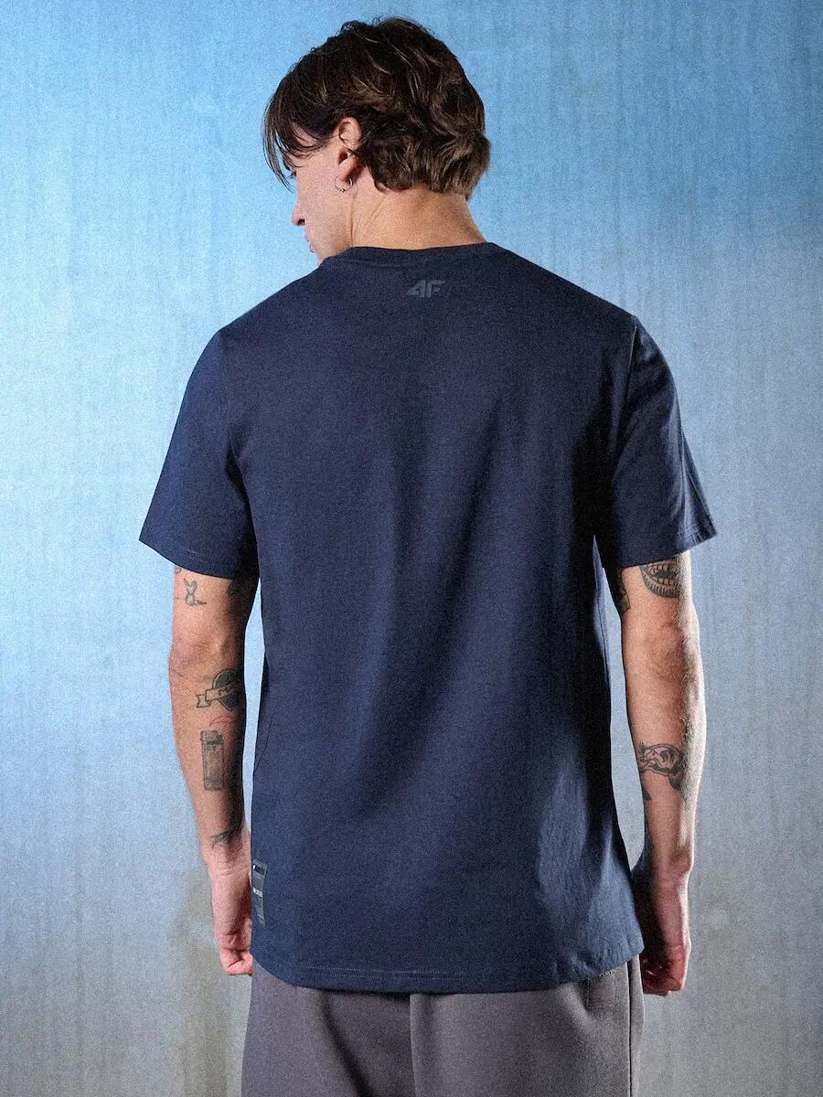 T-shirt regular z nadrukiem męski 4F 4FRSS26TTSHM3659 2/7