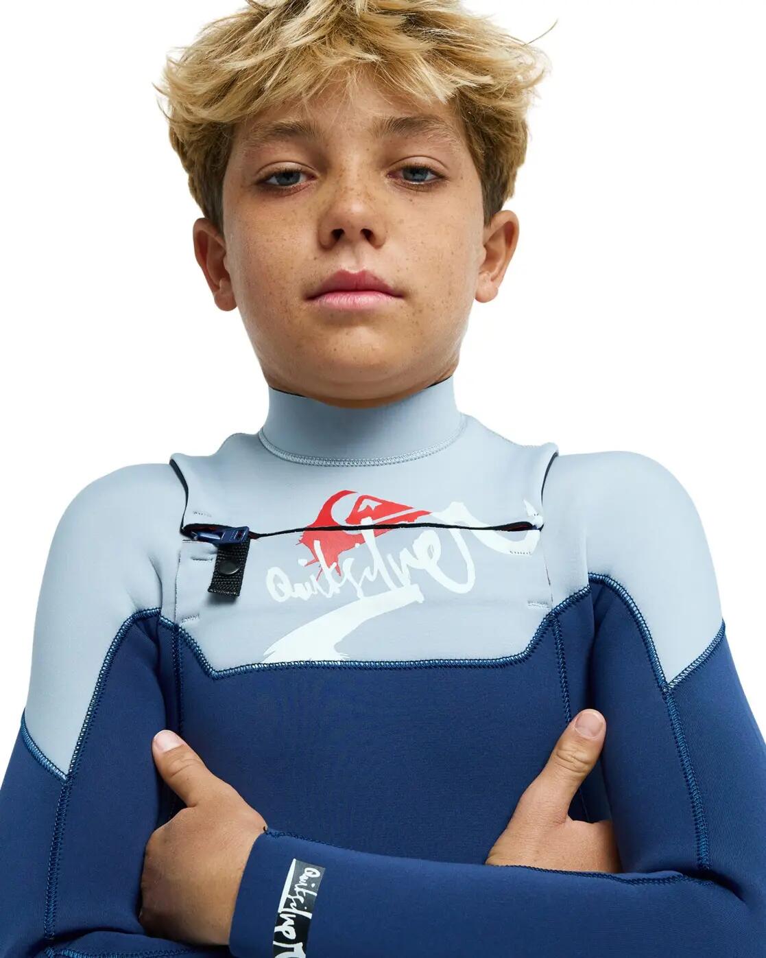 Wetsuit met een Borstrits YOUNG GUNS 4/3MM Blau Jongens 8-16 4/4