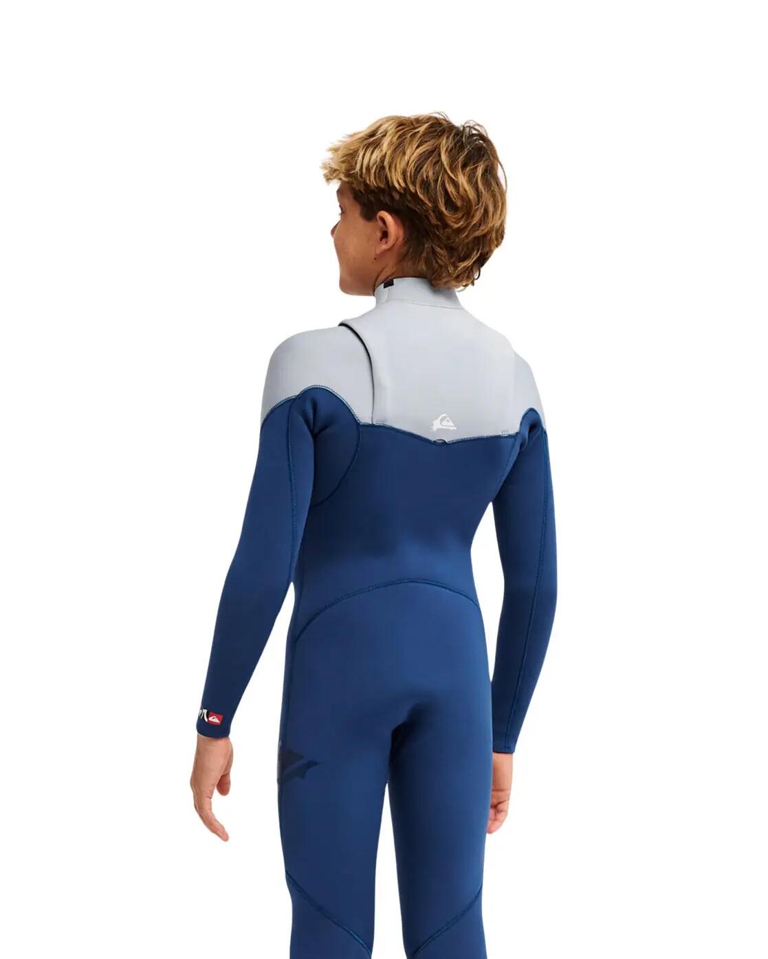 Wetsuit met een Borstrits YOUNG GUNS 4/3MM Blau Jongens 8-16 2/4