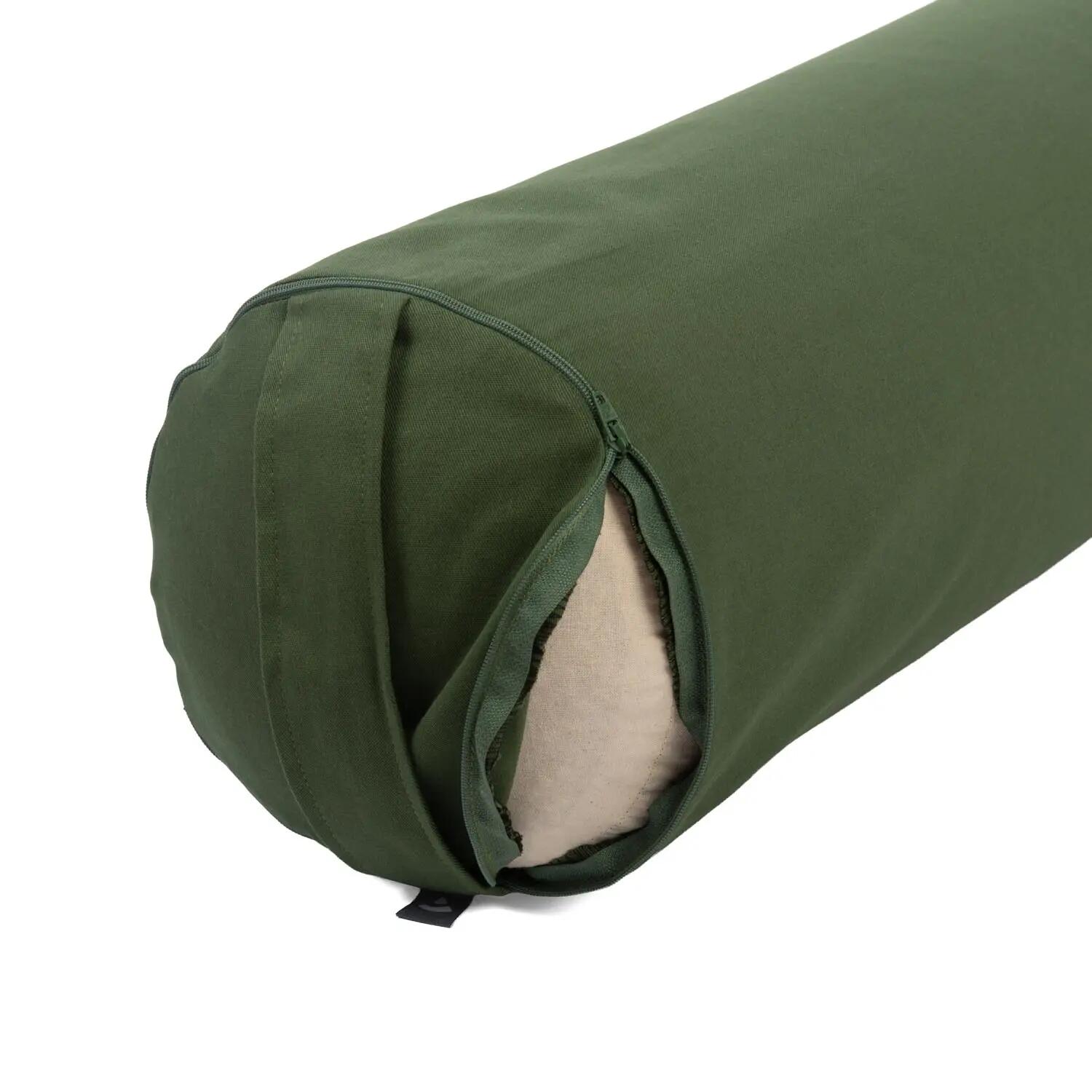 Bolster / Wałek do jogi ECO - butelkowy zielony 5/6