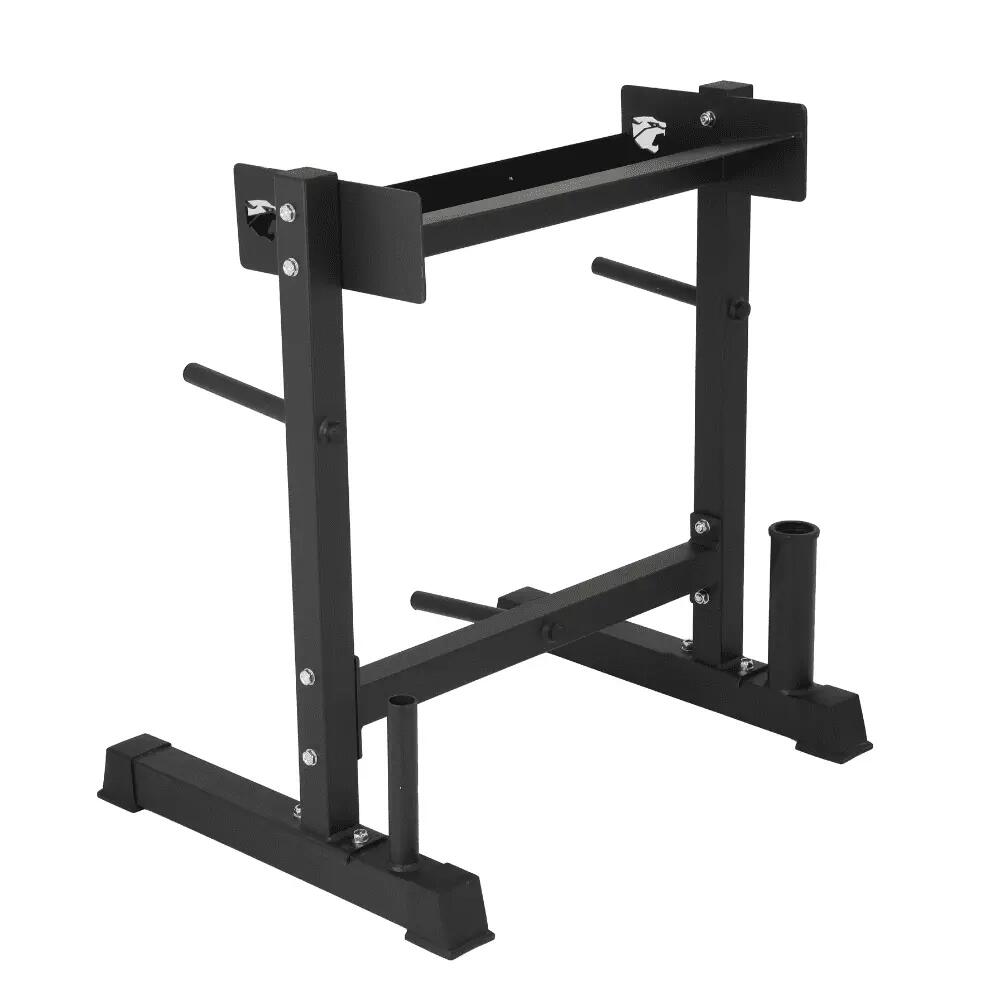 Soporte Multifunción para Discos, Barras y Mancuernas  Almacenaje - Fitness Tech 4/8